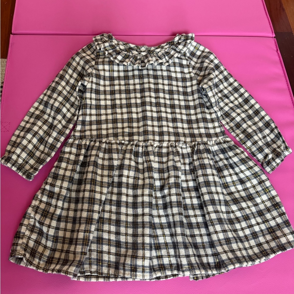 H&M Black and White Checkered Kids Dress